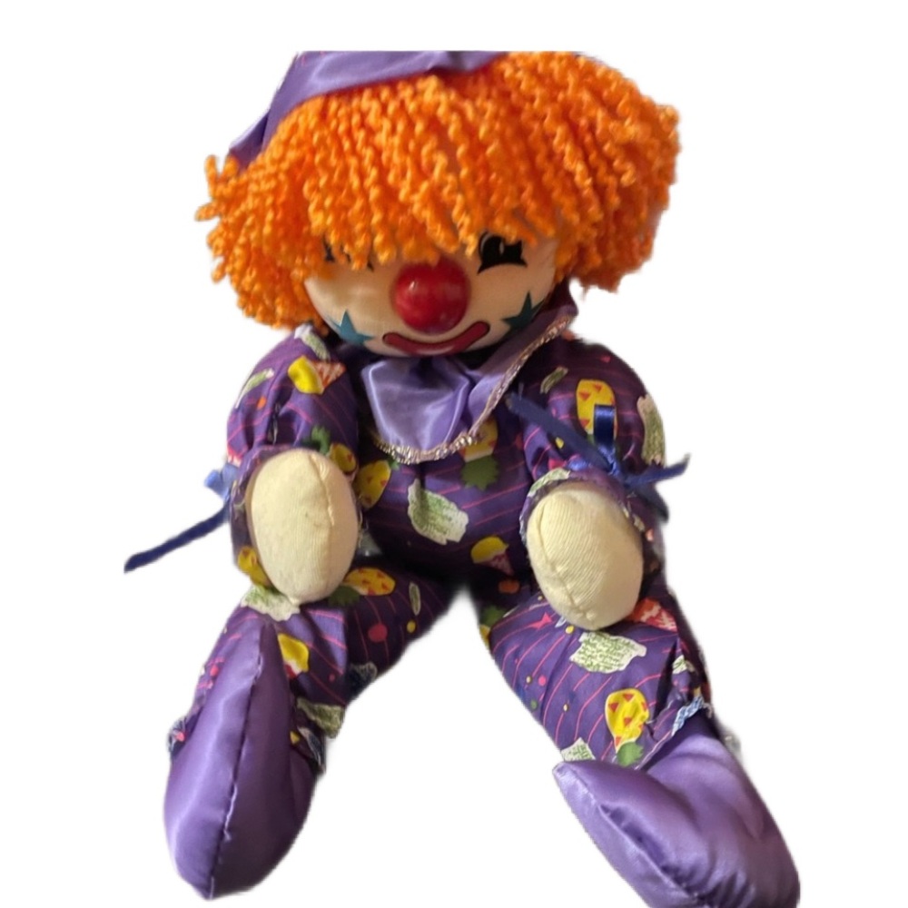 Alton’s vintage musical plush clown - Picture 2 of 8
